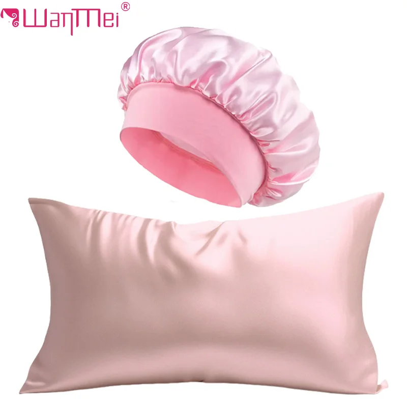 Satin Silk Pillowcase Hair Skin - 2개 실크 베개 커버 & 새틴