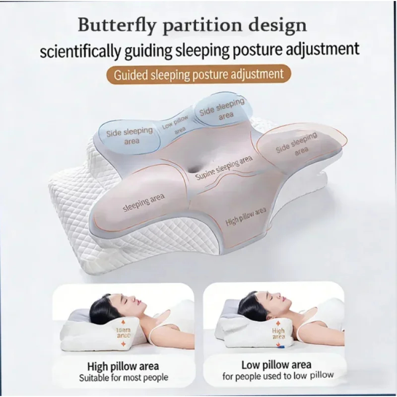 Memory Foam Orthopedic Pillow Neck Pain - 통기성 냉각 메모리폼 경추 베개 여름용