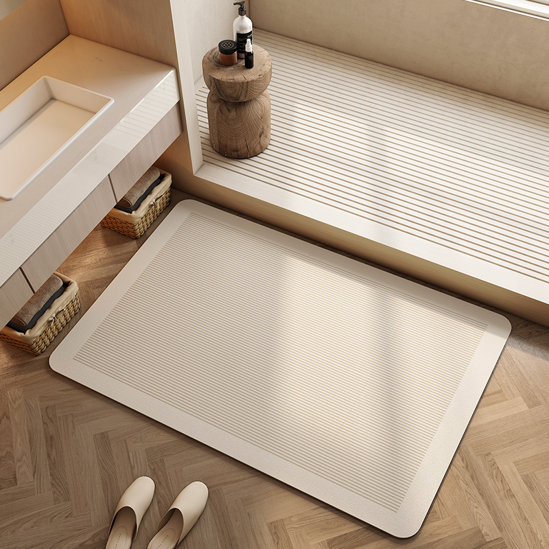 Quick Dry Diatomite Bath Mat - 규조토 욕실매트 초흡수성 속건 논슬립 욕실