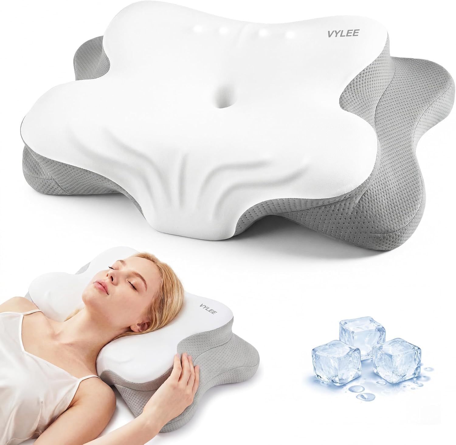 Memory Foam Orthopedic Pillow Neck Pain - 목 통증 완화를 위한 경추 베개,