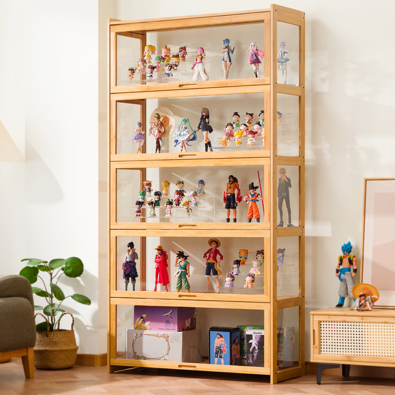 Storage & Organization - 대형 아크릴 투명 피규어 진열장, 모형