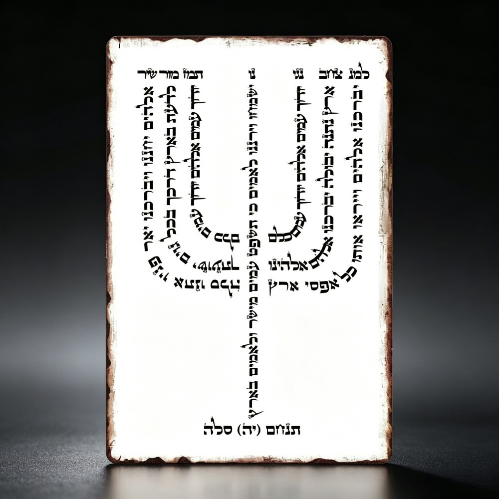 Home Decor - CIFBUY 빈티지 히브리어 YHVH 알루미늄 벽