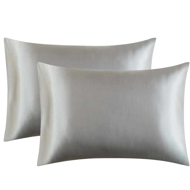 Satin Silk Pillowcase Hair Skin - 모발 및 피부용 단색 새틴 베개