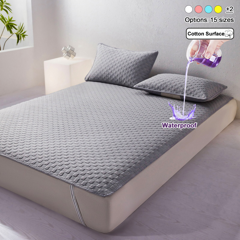 Waterproof Mattress Protector Breathable - 방수 매트리스 패드 커버, 4개의 모서리