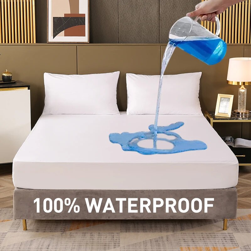 Waterproof Mattress Protector Breathable - 침실용 방수 장착 시트 침구 커버,