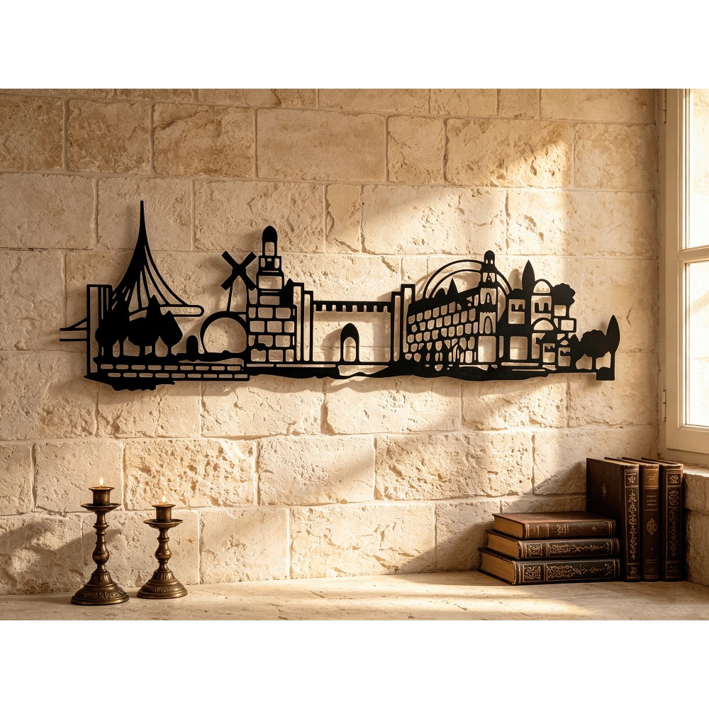 CIFBUY 메탈 벽 장식 예루살렘 스카이라인 데코 빈 - Home Decor 리뷰 및 가격
