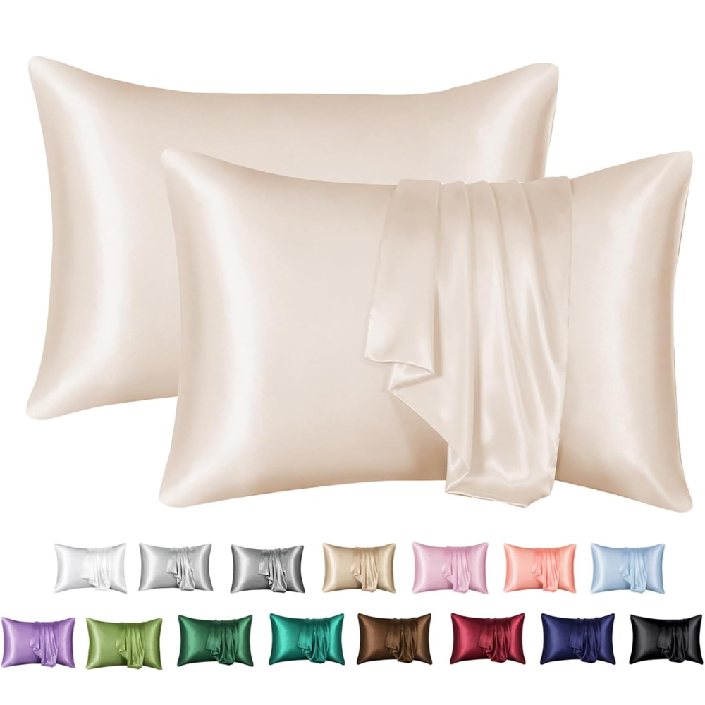 모발 및 피부용 새틴 베개 케이스, 실크 베개 케이스와 - Satin Silk Pillowcase Hair Skin 리뷰 및 가격