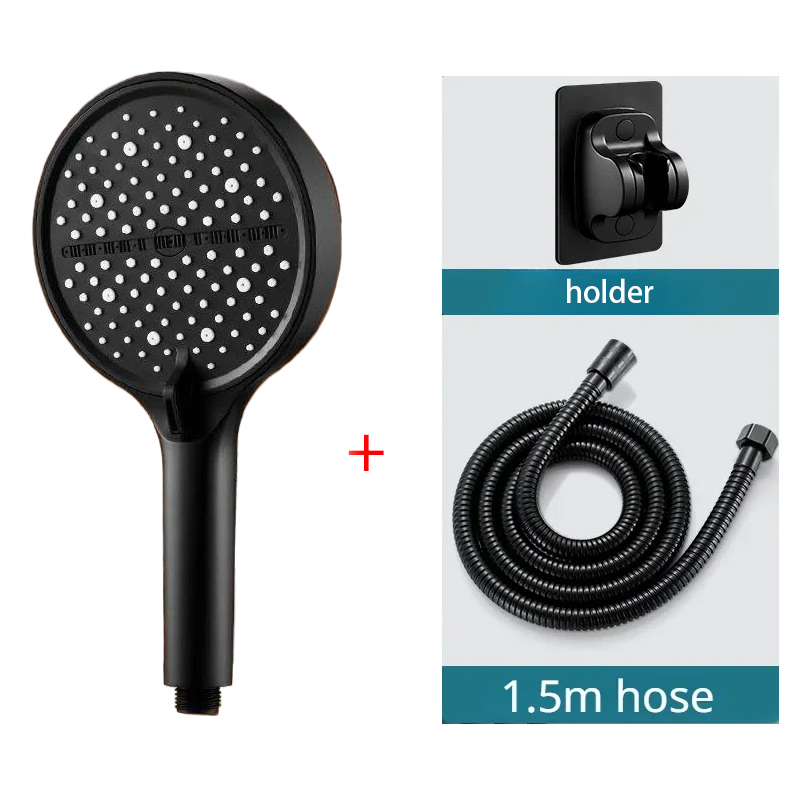 3pcs 욕실 샤워 헤드 실버 8단계 조절 가능 고압  - High Pressure Shower Head Handheld 리뷰 및 가격