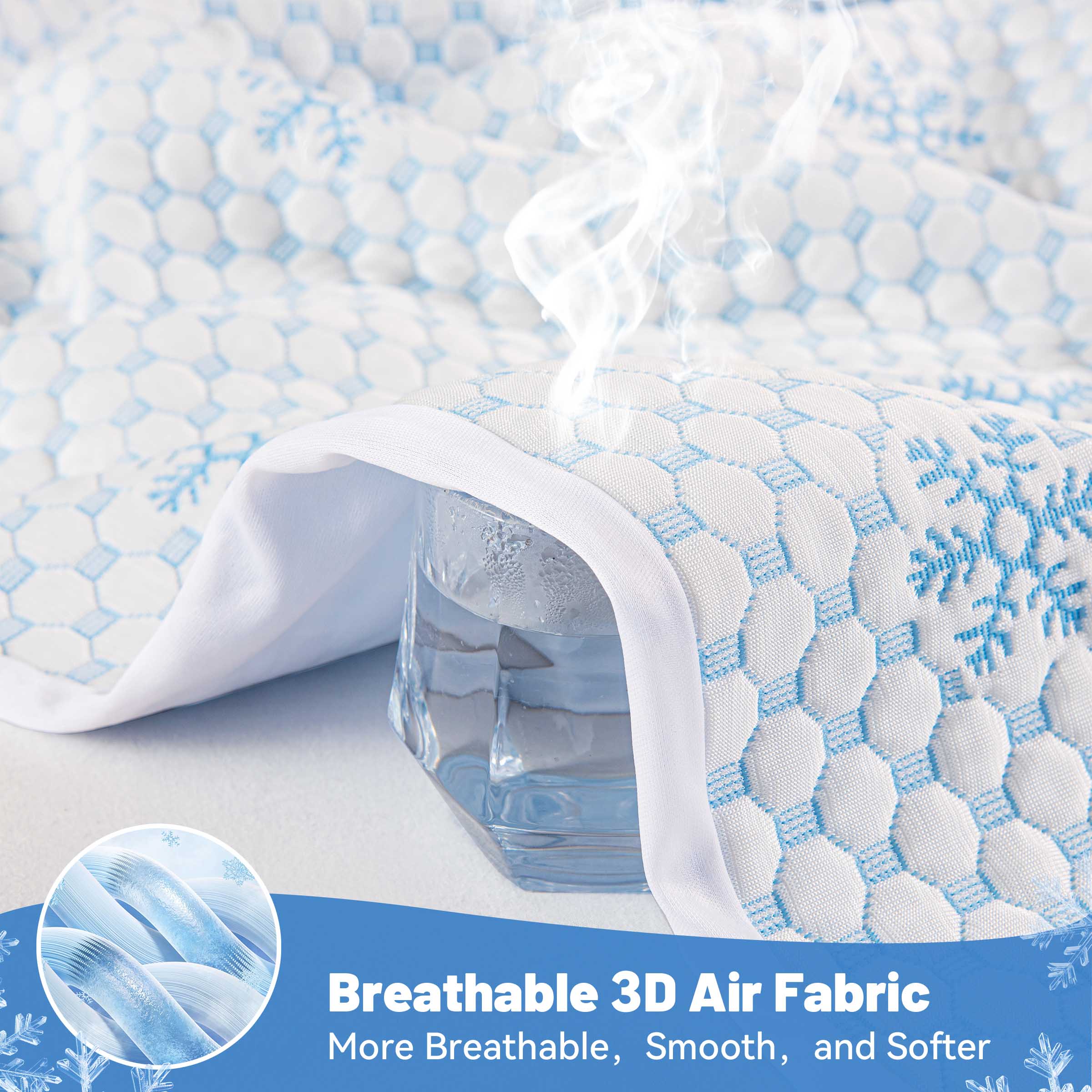 방수 쿨링 매트리스커버 통기성 좋은 자카드 눈꽃무늬 깊 - Waterproof Mattress Protector Breathable 리뷰 및 가격