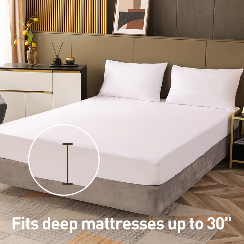 방수 매트리스 보호대, 통기성 무소음 매트리스 토퍼,  - Waterproof Mattress Protector Breathable 리뷰 및 가격