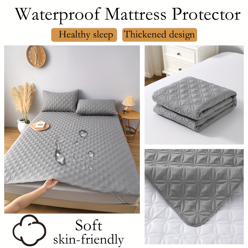 탄성 밴드가 있는 방수 매트리스 보호 커버 침대용 부드 - Waterproof Mattress Protector Breathable 리뷰 및 가격