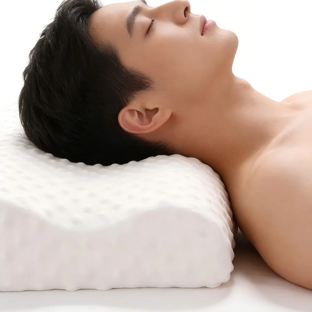 조절 가능한 메모리폼 측면 수면 베개, 정형외과적 곡선 - Memory Foam Orthopedic Pillow Neck Pain 리뷰 및 가격