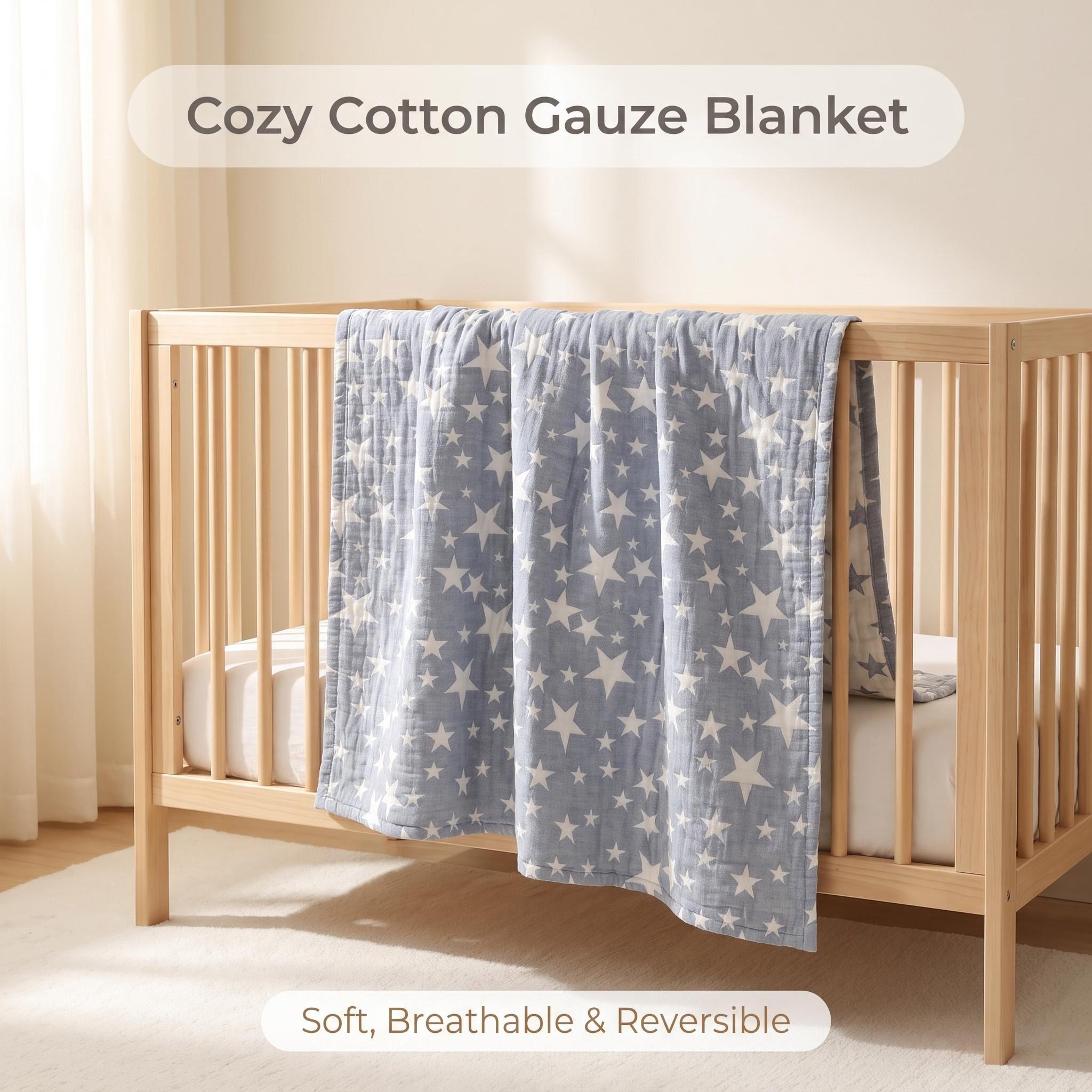 3겹 코튼 무슬린 담요 초부드러운 경량 통기성 피부 친 - Muslin Cotton Bedspread 리뷰 및 가격