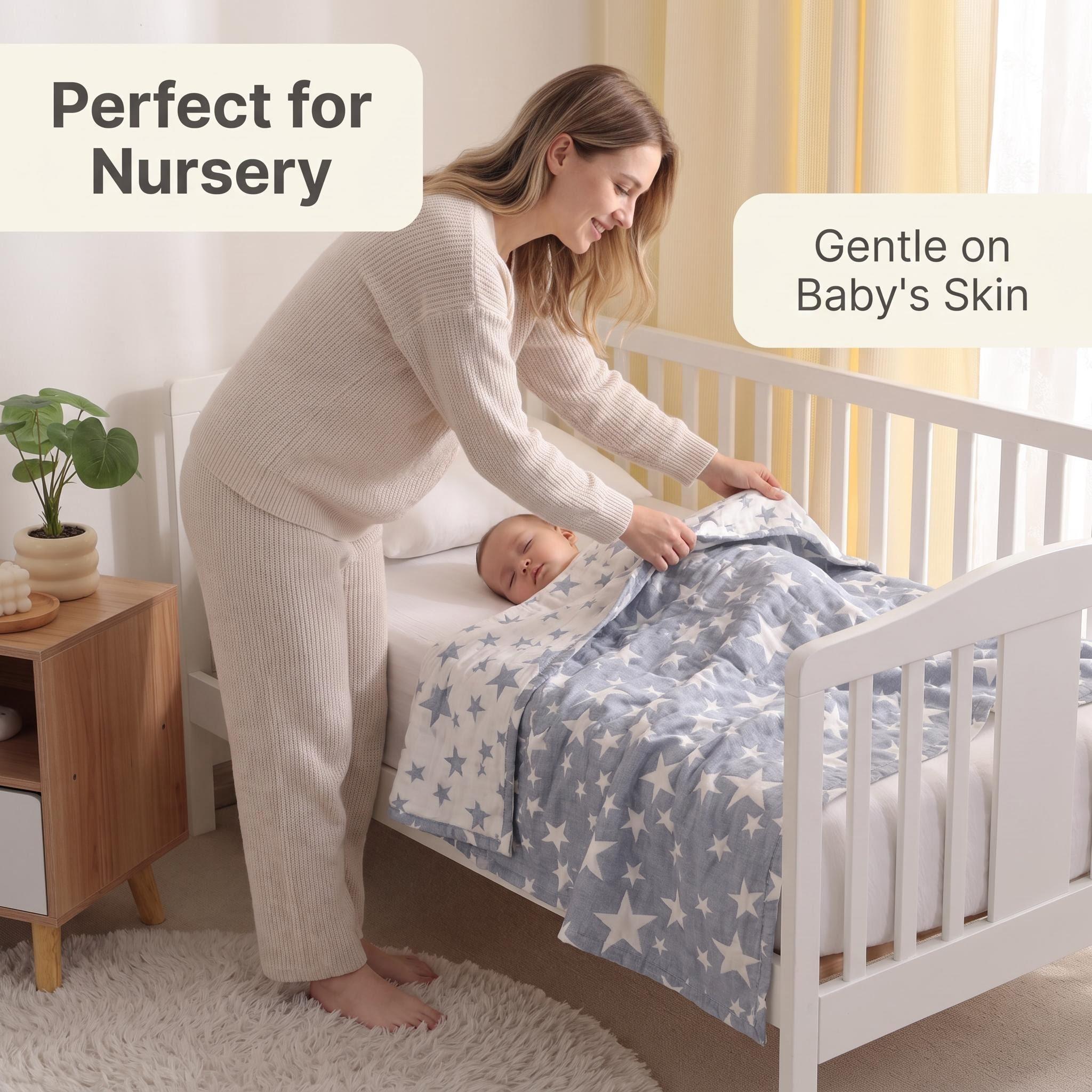 3겹 코튼 무슬린 담요 초부드러운 경량 통기성 피부 친 - Muslin Cotton Bedspread 리뷰 및 가격