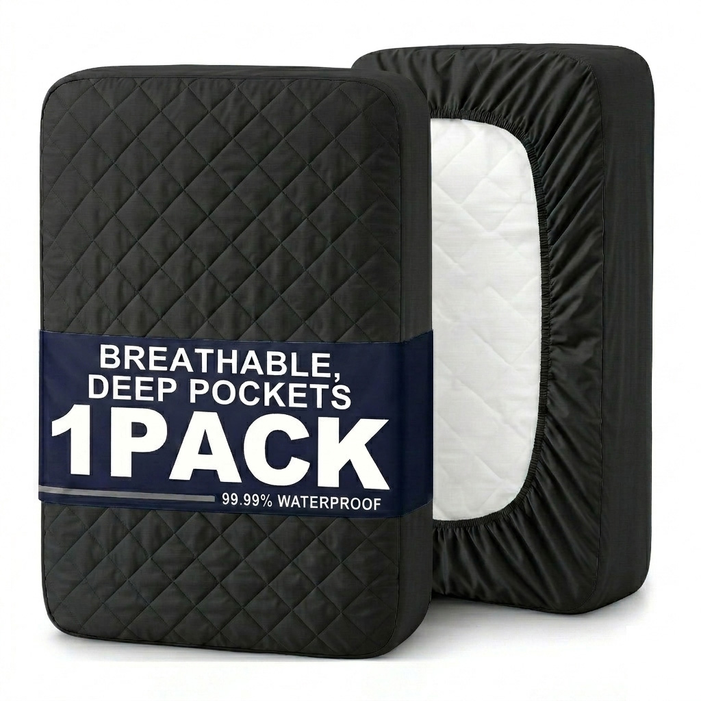 1개입 모던 소프트 통기성 방수 침대 시트 - 모든 침 - Waterproof Mattress Protector Breathable 리뷰 및 가격