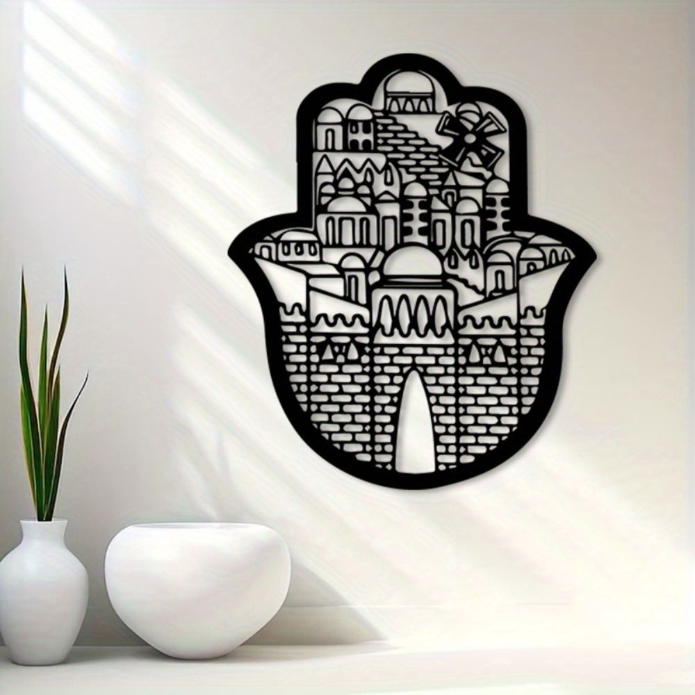 CIFBUY 철제 벽 장식 이슬람 건축 예술 예루살렘  - Home Decor 리뷰 및 가격