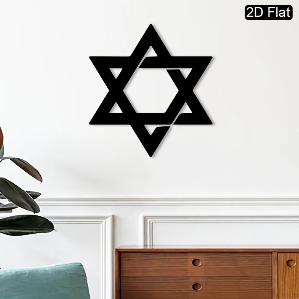 CIFBUY 철제 벽 장식 다윗의 별 금속 조각품 벽걸 - Home Decor 리뷰 및 가격