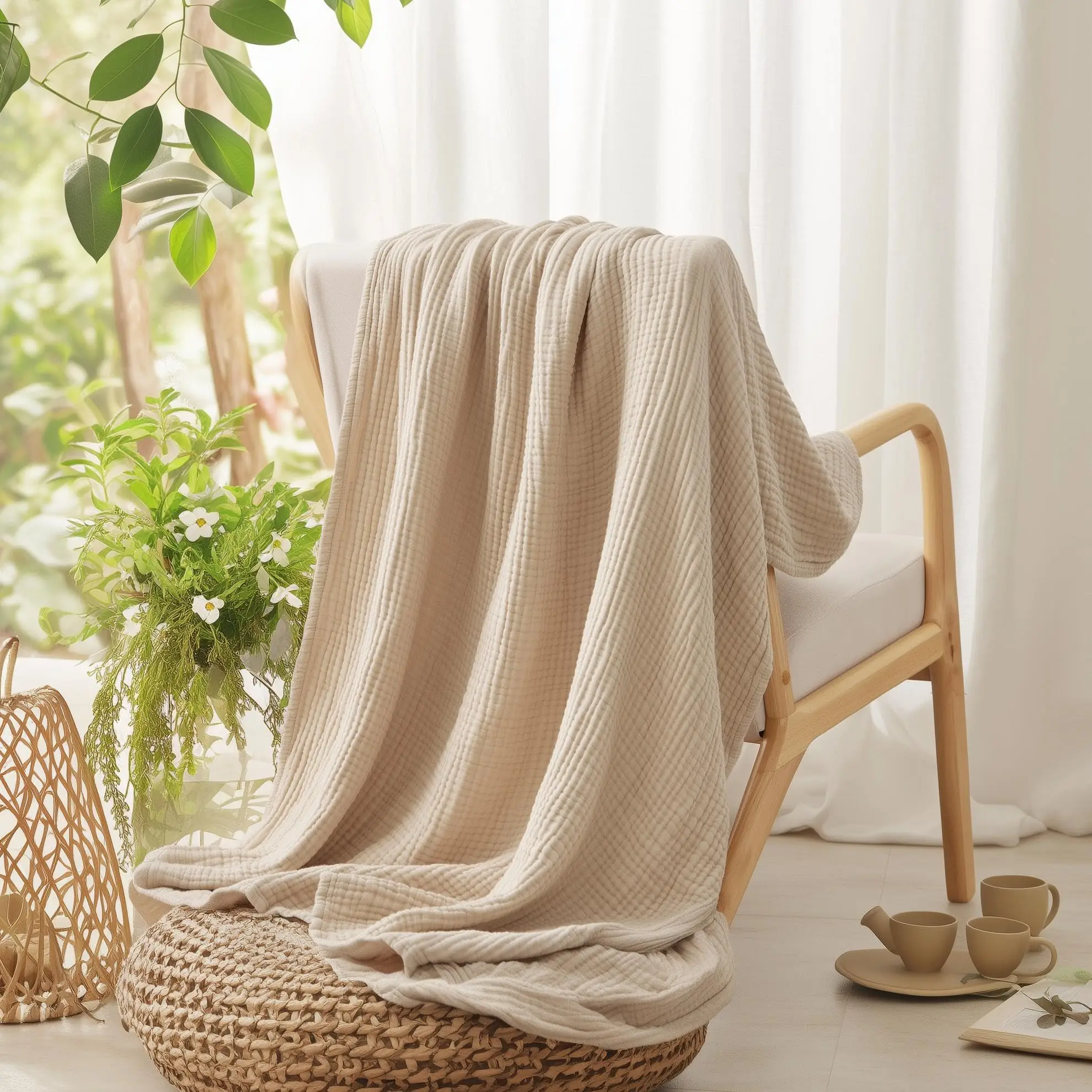 100% 면 침대용 담요, 부드러운 무슬린 침대 담요, - Muslin Cotton Bedspread 리뷰 및 가격