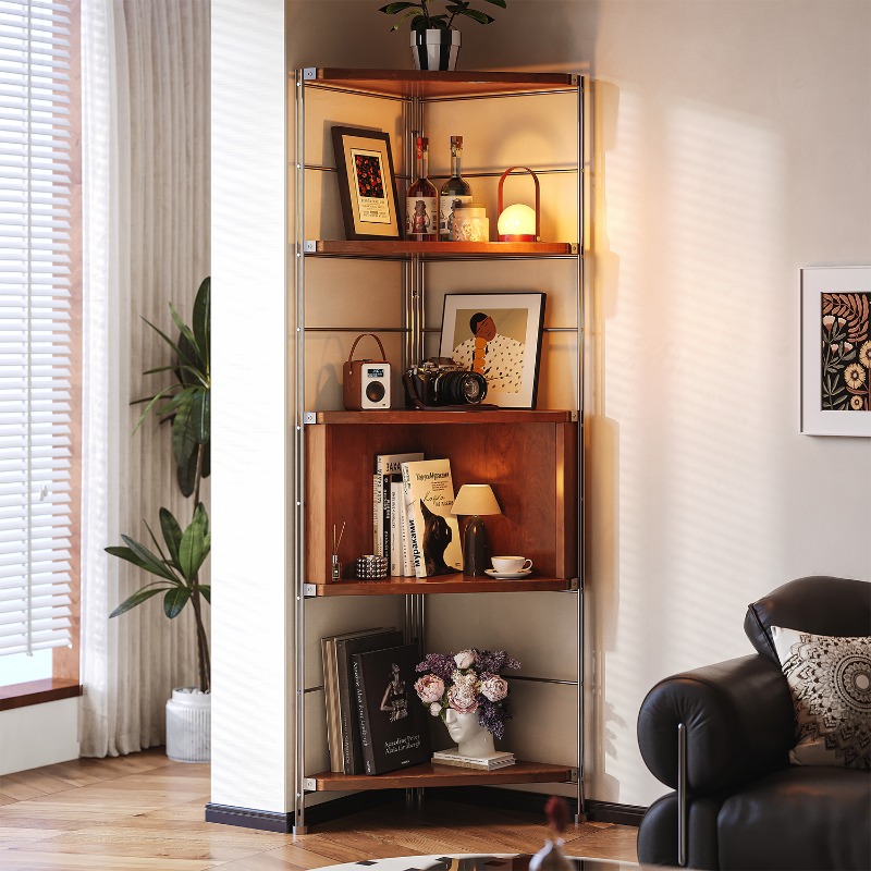 코너 중세풍 선반, 삼각형 거실 캐비닛 다기능 코너 수 - Storage & Organization 리뷰 및 가격