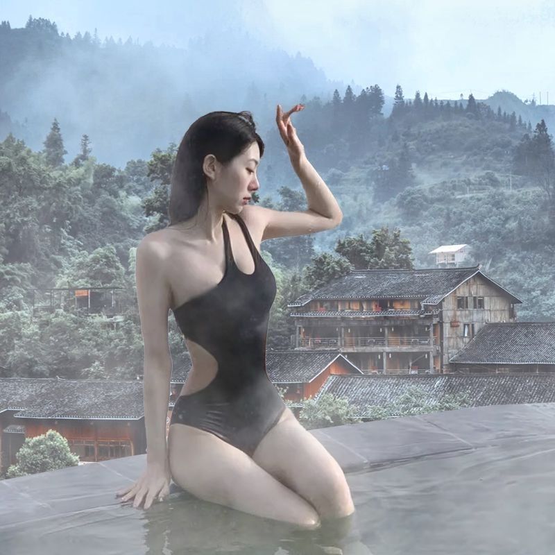 여름 솔리드 컬러 여성 원피스 수영복 섹시한 백리스 수 - Bath 리뷰 및 가격