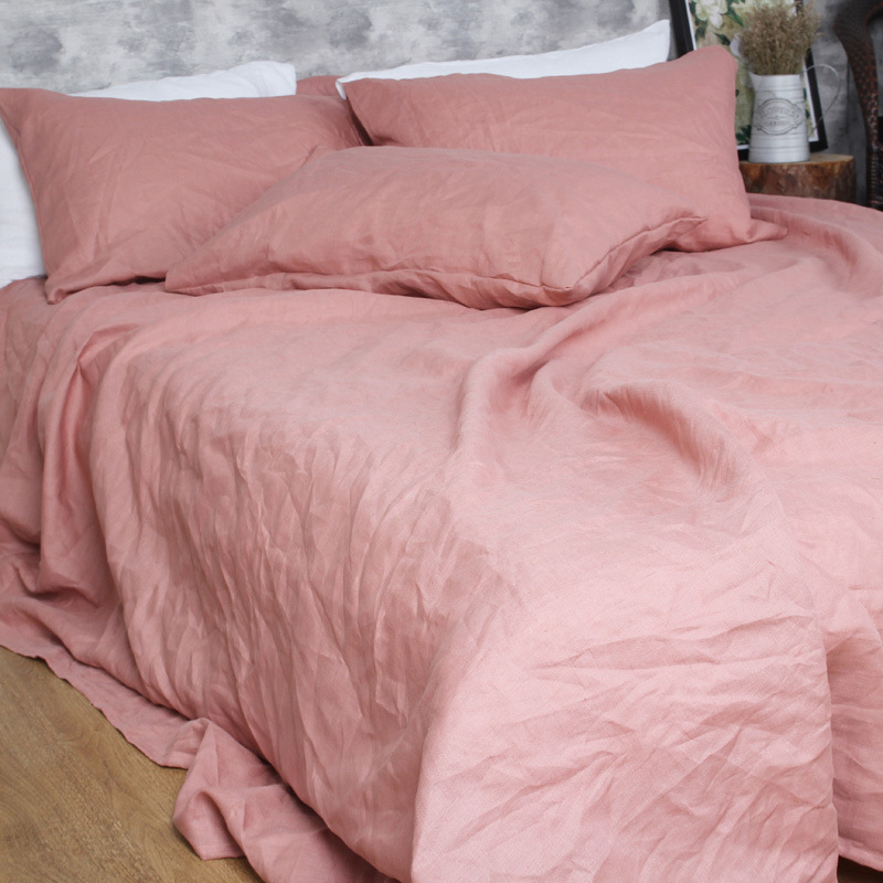 순수 유기농 플랙스 린넨 침구 세트, 이불 커버와 베개 - Duvet Cover Sets With Zipper 리뷰 및 가격