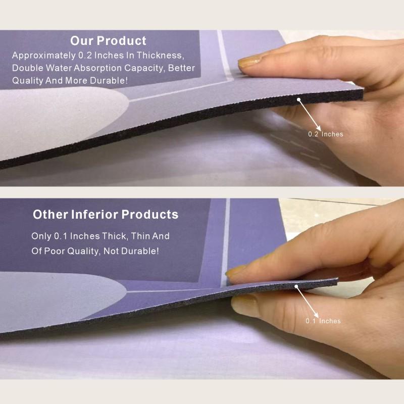 3피스 욕실 매트 세트 두꺼운 흡수성 빠른 건조 욕실  - Quick Dry Diatomite Bath Mat 리뷰 및 가격